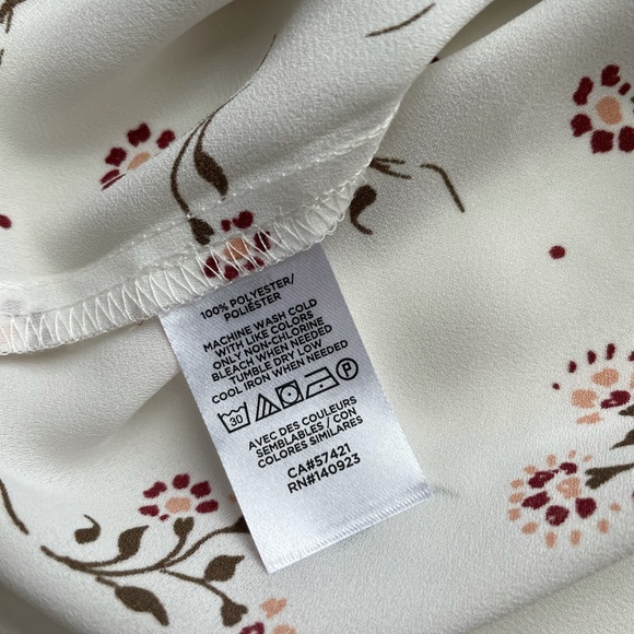 Loft garden shirred ruffle blouse. - Picture 13 of 13